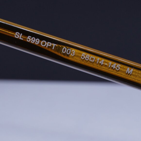 Final Price! Saint Laurent SL599OPT 003 Brown Eyeglasses 58mm - Picture 9 of 11
